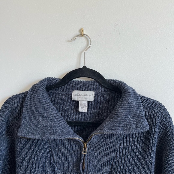 EDDIE BAUER Knit Pullover in Navy Blue - Picture 2 of 4